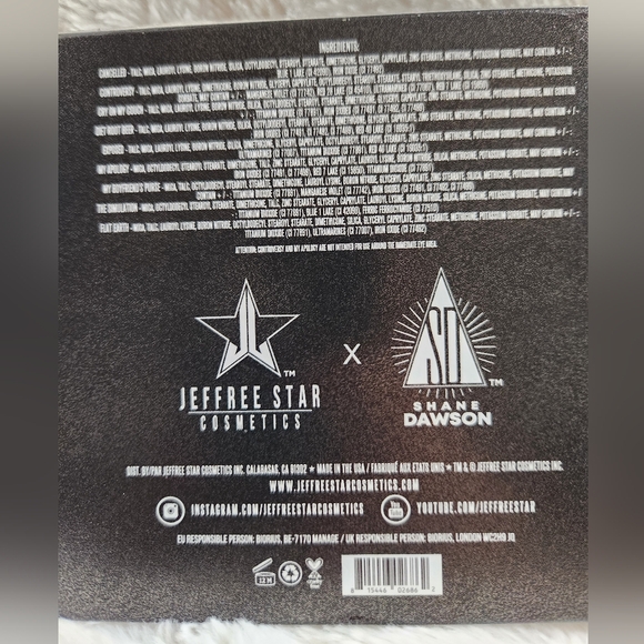 Jeffree Star x Shane Dawson Mini Controversy Eyeshadow Palette NIB - Picture 6 of 6